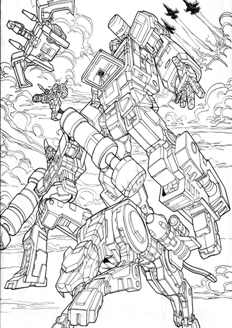 kolorowanki Transformers, malowanka dla chłopców do wydruku numer 79